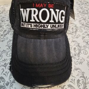 KBETHOS Black and Red Statement Cap